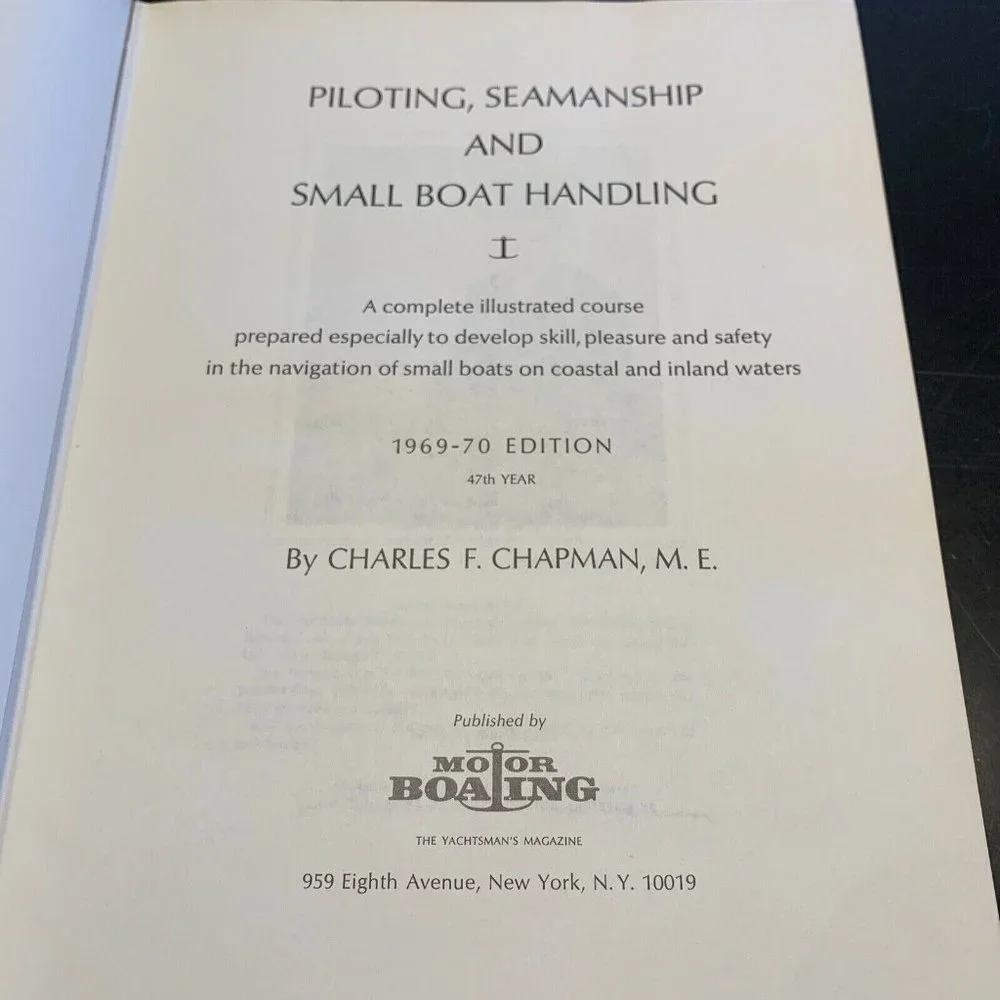 Chapman Piloting Seamanship & Small Boat Handling Vintage Hardcover Book 1969-70 - Picture 5 of 7